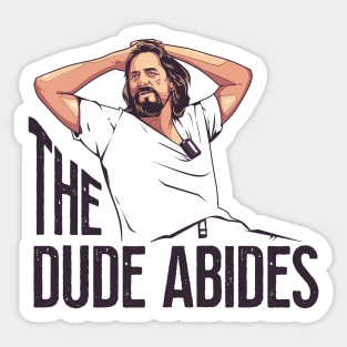 The Dude Abides, The Big Lebowski Sticker